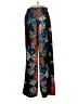 Laundry by Shelli Segal 100% Polyester Print Black Casual Pants Size S - photo 2