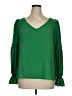 Shein Curve Green 3/4 Sleeve Blouse Size 14 Plus (1) - photo 1