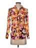 J.Crew Collection Floral Purple Long Sleeve Blouse Size 0 - photo 1