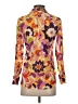 J.Crew Collection Floral Purple Long Sleeve Blouse Size 0 - photo 2