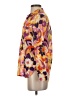 J.Crew Collection Floral Purple Long Sleeve Blouse Size 0 - photo 5