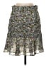 Veronica Beard 100% Silk Floral Green Silk Skirt Size 2 - photo 2