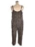 Bobeau Animal Print Brown Jumpsuit Size 2X - photo 2