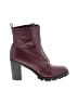 Forever 21 Burgundy Ankle Boots Size 10 - photo 1