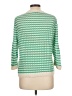 Allude Checkered-gingham Green Wool Pullover Sweater Size L - photo 2