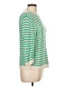 Allude Checkered-gingham Green Wool Pullover Sweater Size L - photo 4