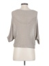 H Trend Metallic Silver Tan Pullover Sweater Size S - photo 2