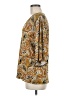 MICHAEL Michael Kors Paisley Gold 3/4 Sleeve Blouse Size M - photo 5