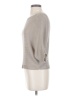 H Trend Metallic Silver Tan Pullover Sweater Size S - photo 5