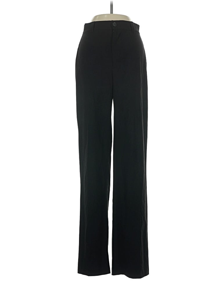 Pre-owned Pull & Bear Dress Pants In Black