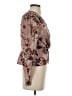 Express Brown Long Sleeve Blouse Size XS - photo 4