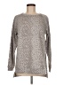 Stella & Dot Animal Print Gray Pullover Sweater Size M - photo 1