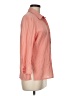 Talbots 100% Cotton Orange 3/4 Sleeve Button-Down Shirt Size M - photo 4