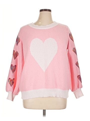 Shein Curve Pullover Sweater (view 1)