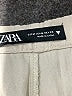 Zara Solid Gray Casual Pants Size M - photo 7