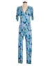 Lilly Pulitzer 100% Polyester Paisley Blue Jumpsuit Size XS - photo 1