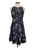Rebecca Taylor 100% Polyester Floral Blue Casual Dress Size 6 - photo 1