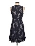 Rebecca Taylor 100% Polyester Floral Blue Casual Dress Size 6 - photo 2