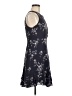 Rebecca Taylor 100% Polyester Floral Blue Casual Dress Size 6 - photo 4