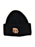 Prada 100% Virgin Wool Black Logo Wool Beanie Size S - photo 1