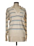 Grace & Mila Stripes Tan Pullover Sweater Size L - photo 1