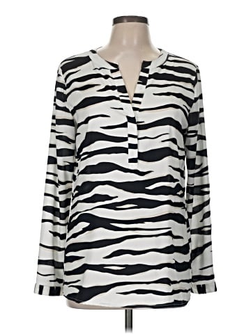 Ann Taylor Long Sleeve Blouse (view 1)