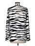 Ann Taylor Animal Print Ivory Long Sleeve Blouse Size 8 - photo 2