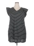 Assorted Brands Stripes Black Casual Dress Size 2X - photo 1