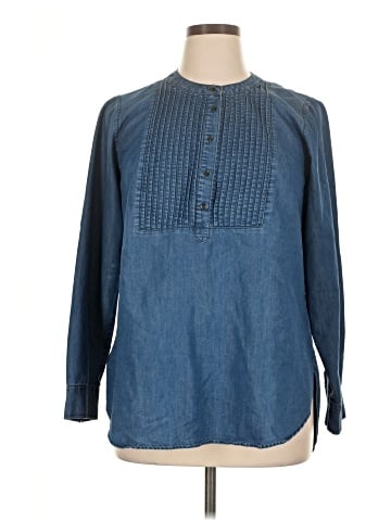 Fourteenth Place Long Sleeve Blouse (view 1)
