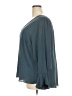T Tahari 100% Polyester Teal 3/4 Sleeve Blouse Size 2X - photo 5