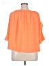 Assorted Brands 100% Polyester Orange 3/4 Sleeve Blouse Size XL - photo 2