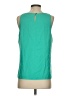 Ann Taylor LOFT 100% Polyester Green Sleeveless Top Size S - photo 2