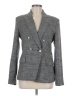 MNG Houndstooth Gray Blazer Size 6 - photo 1