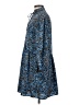 Joy Joy 100% Polyester Animal Print Blue Casual Dress Size XS - photo 5