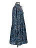 Joy Joy 100% Polyester Animal Print Blue Casual Dress Size XS - photo 4