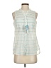 Columbia Teal Sleeveless Button-Down Shirt Size S - photo 1