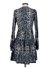 Hale Bob Print Blue Casual Dress Size XS - photo 2