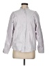 MNG 100% Cotton Gray Long Sleeve Blouse Size 6 - photo 1