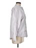 MNG 100% Cotton Gray Long Sleeve Blouse Size 6 - photo 4