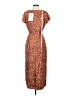 Mac Duggal 100% Polyester Tweed Brown Cocktail Dress Size 4 - photo 2