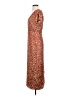 Mac Duggal 100% Polyester Tweed Brown Cocktail Dress Size 4 - photo 5