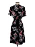 Unbranded Floral Black Casual Dress Size XXS (estimated) - photo 2
