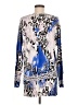 Boston Proper Animal Print Blue Pullover Sweater Size M - photo 2