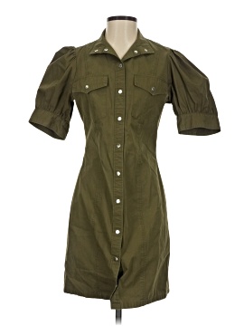 green emerald velvet dress The Kooples Womens Satin Mini Dress, 2, Green at Amazon Women's Clothing  store