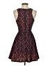 Aqua 100% Polyester Paisley Orange Cocktail Dress Size XS - photo 2