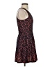 Aqua 100% Polyester Paisley Orange Cocktail Dress Size XS - photo 4