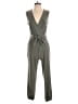 Max + Ash 100% Polyester Solid Green Jumpsuit Size XS - photo 1