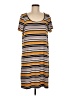 Torrid Stripes Brown Casual Dress Size Med Plus (00) - photo 1