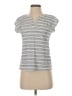 T by Talbots Gray Short Sleeve Henley Size XS - photo 1