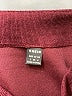 Shein Solid Burgundy Casual Skirt Size 4 - photo 4